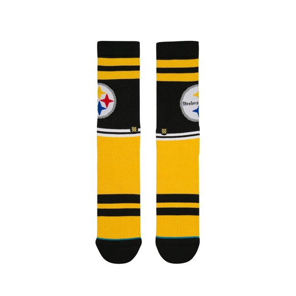 Stance NFL Pittsburgh Steelers Crew Socks Large Mens Fan Gear - Picture 2 of 7